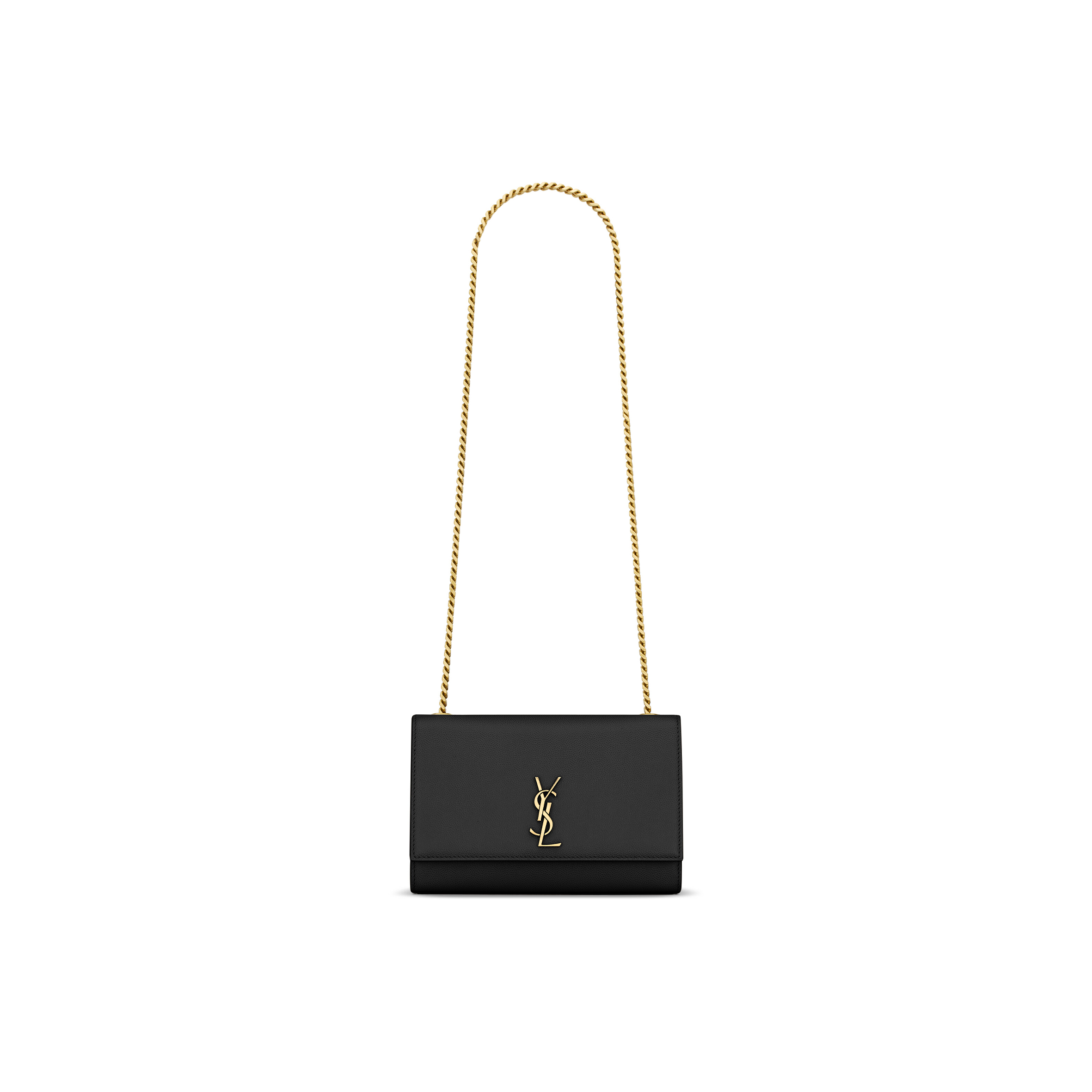 YSL NEW KATE SMALL IN GRAIN DE POUDRE LEATHER 851504AAGBE1000 (20*13*5cm)